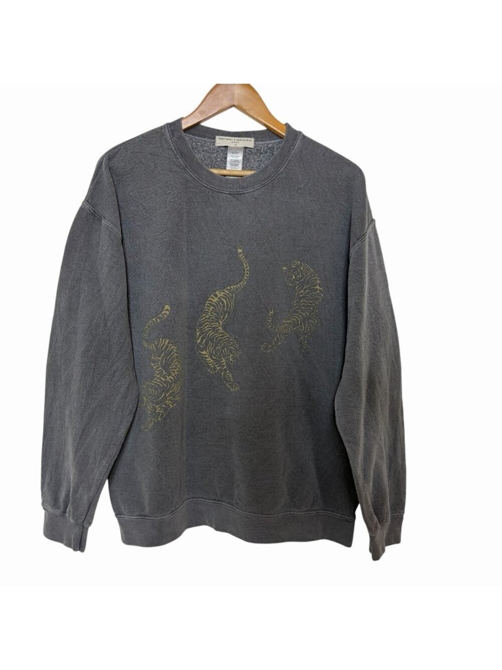 Project Social T Urban Outfitters tiger pullover sweater size S/M